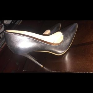 Olivia Miller Silver High Heels
